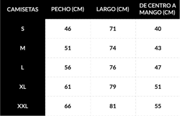 Tabla Numero De Shein En Español Playera ALCEST – Garden