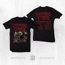 Load image into Gallery viewer, Playera CANNIBAL CORPSE – Mod. Gore Frenzy Tour
